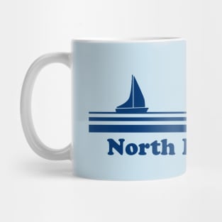 North Beach, NJ - Sailboat Sunrise Mug